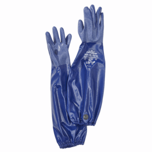 IBS beschermende handschoenen, NBR(blauw) voor WD-100, incl. bevestigingstape